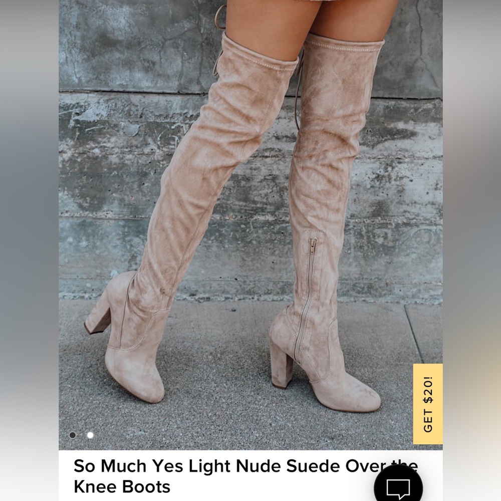 Lulus Over-The-Knee Suede Boots